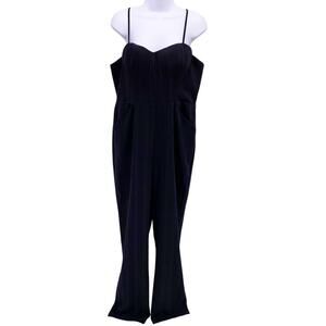 NEW Lovers + Friends Black Pantsuit Size Large